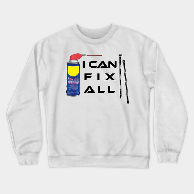 i can fix all (2) Crewneck Sweatshirt by CarEnthusast